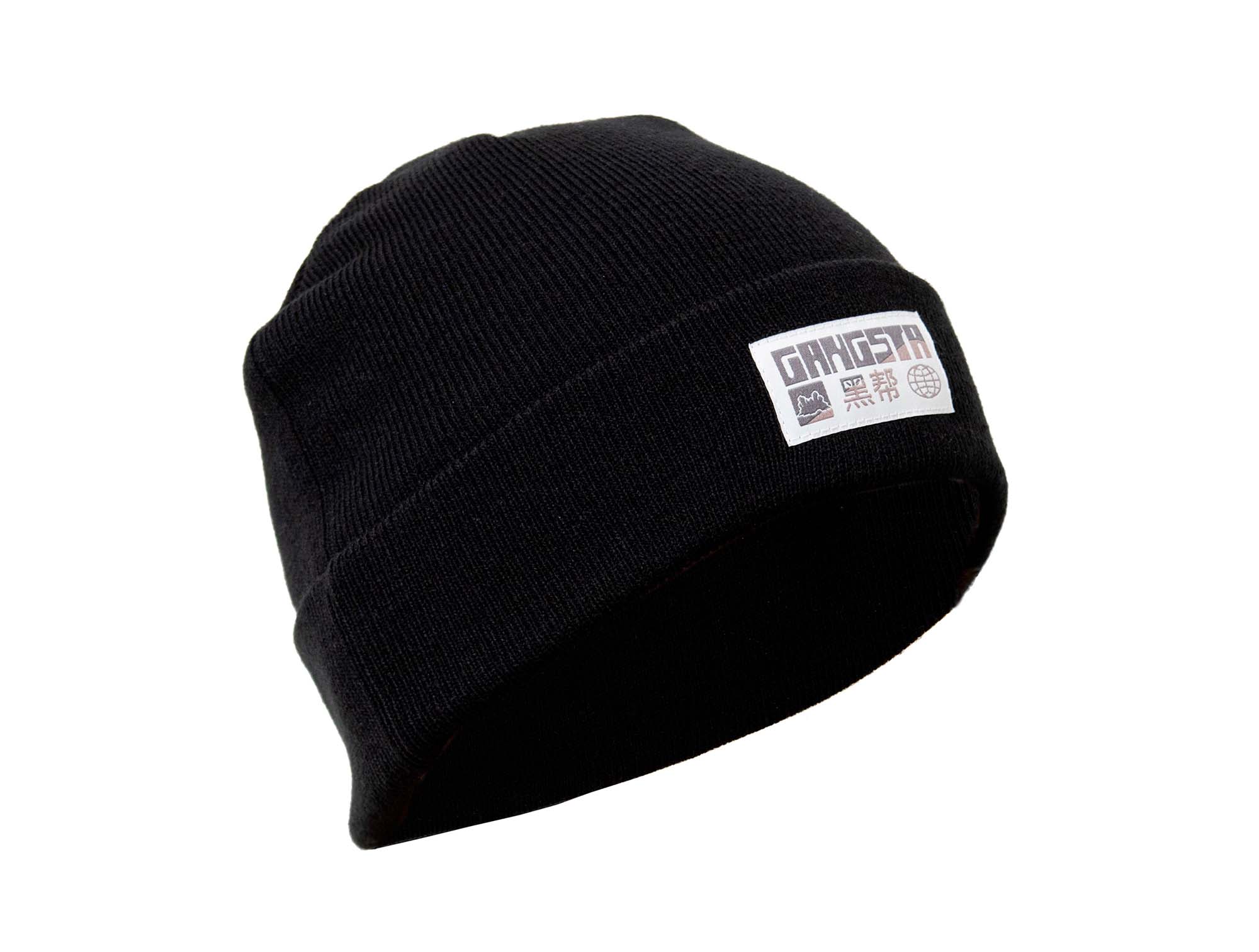 Beanie Gangsta Deckgram Negro