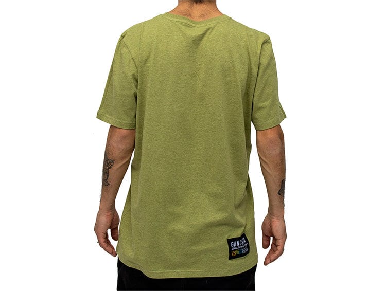 Polera Manga Corta Gangsta Ts Tag Verde