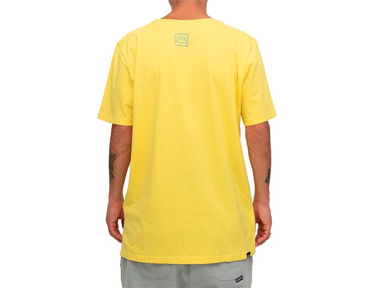 Polera Manga Corta Gangsta Ts Strobo Amarillo